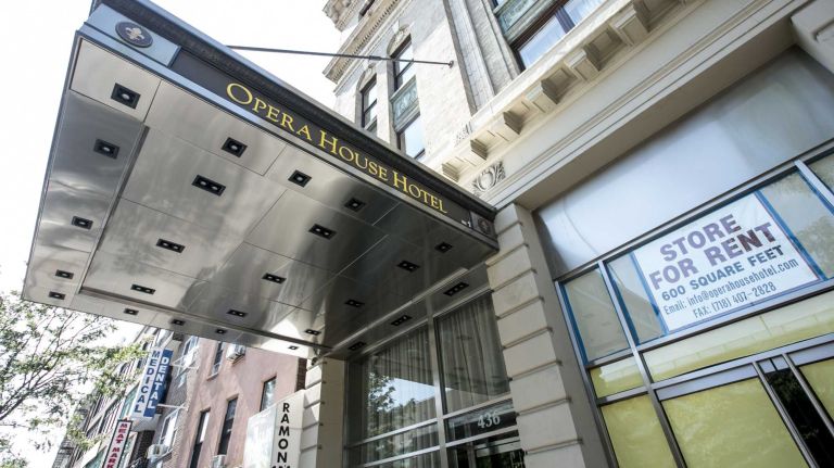 Legionnaires' disease: Bronx sites that have tested positive for legionella 20 The Opera House Hotel in the Bronx, seen on Aug. 7, 2015, is one of several buildings where the cooling tower tested positive for Legionnaires' disease.