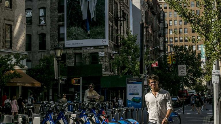 Petrosino Square in NoLita in Manhattan, on August 4, 2015.