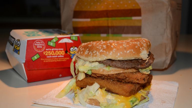 Can't choose between beef, chicken or fish? Order a combination of all three. HacktheMenu.com calls this the 