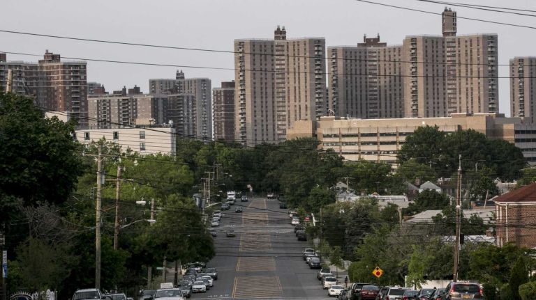 A view of Co-Op City from Hammersley Avenue in Baychester in the Bronx on July 6, 2015.