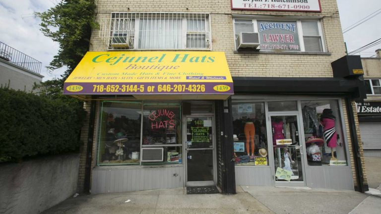 Cejunel Hats Boutique in Baychester in the Bronx on July 6, 2015.