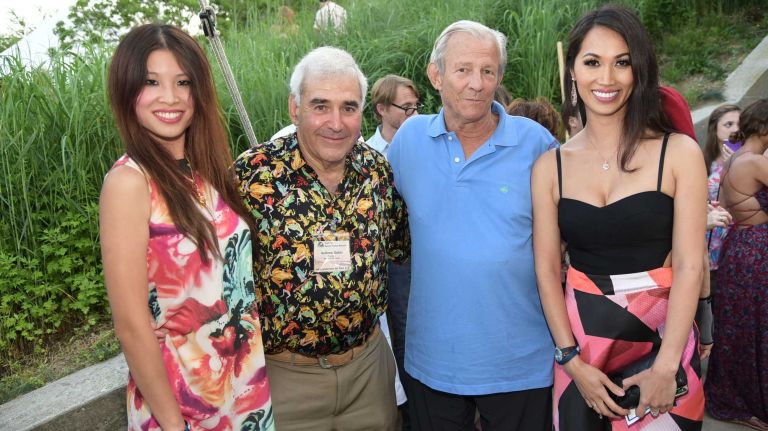 Kathy Qian, Andy Sabin, Peter Beard and Angy Vu Ha at the South Fork Natural History Museum's 26th Annual Summer Gala on July 11, 2015, in Bridgehampton.