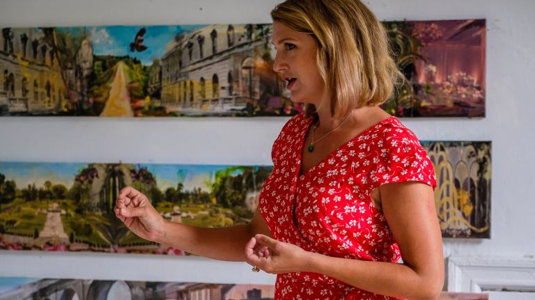 Arts hub’s $1.7M grant will help restore historic mansion and ‘revitalize’ Bronx neighborhood 6 Artist Natalie Collette Wood in her studio space at AFH on July 27, 2018.