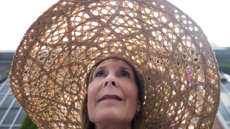 Chris French of Princeton, N.J., at Belmont for the 147th running of the Belmont Stakes Saturday, June 6, 2015.