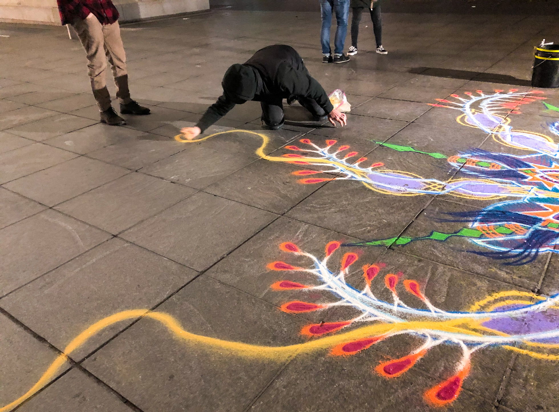 Washington Square artists warm hearts on a chilly Saturday in November 7