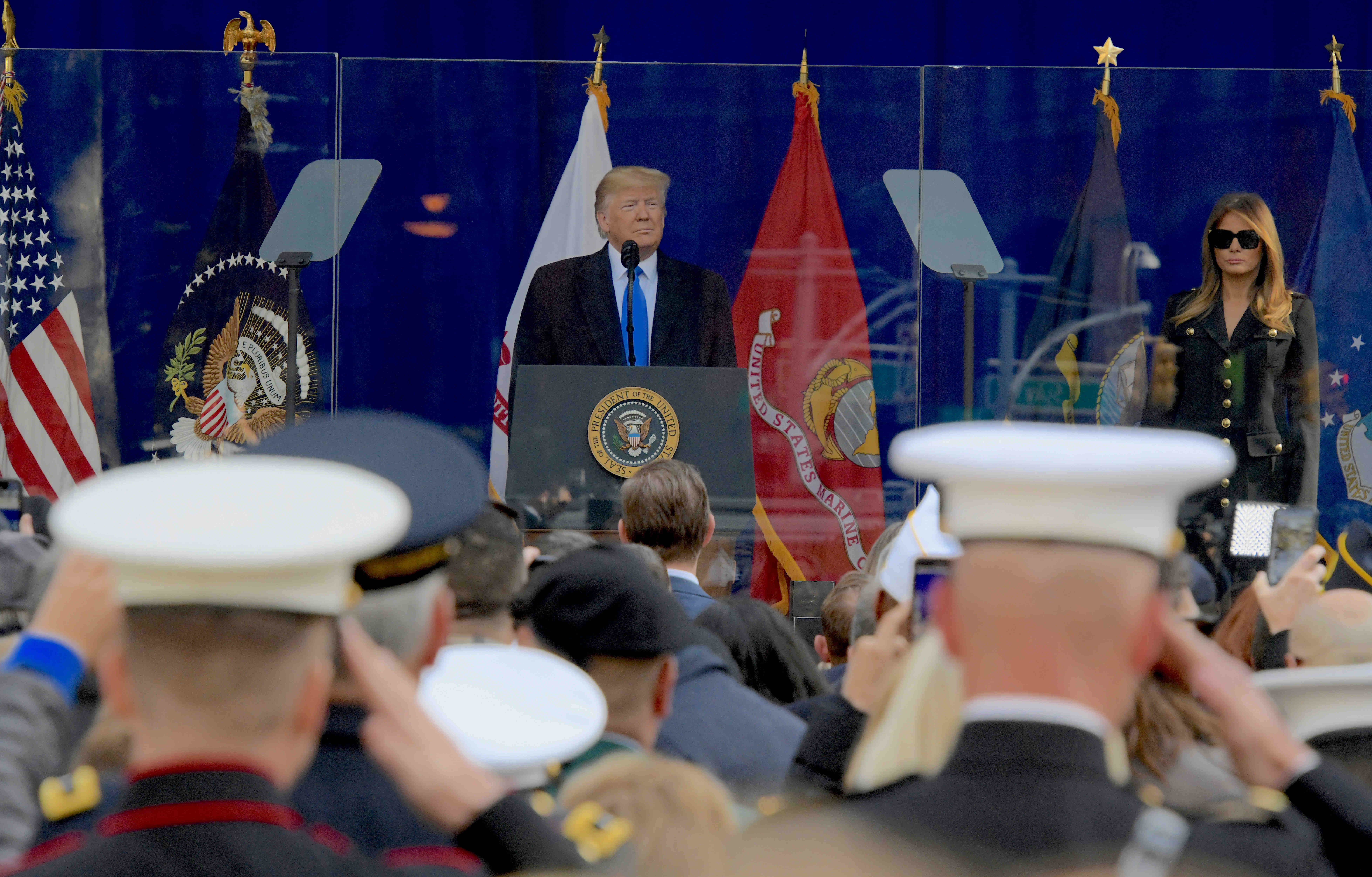 military flag ceremony script