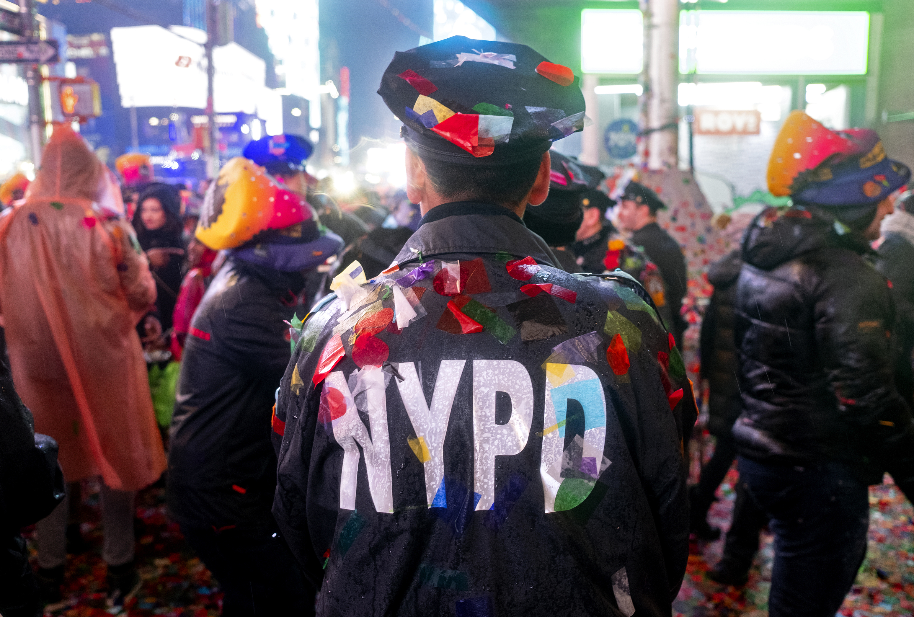 APTOPIX NYC New Year
