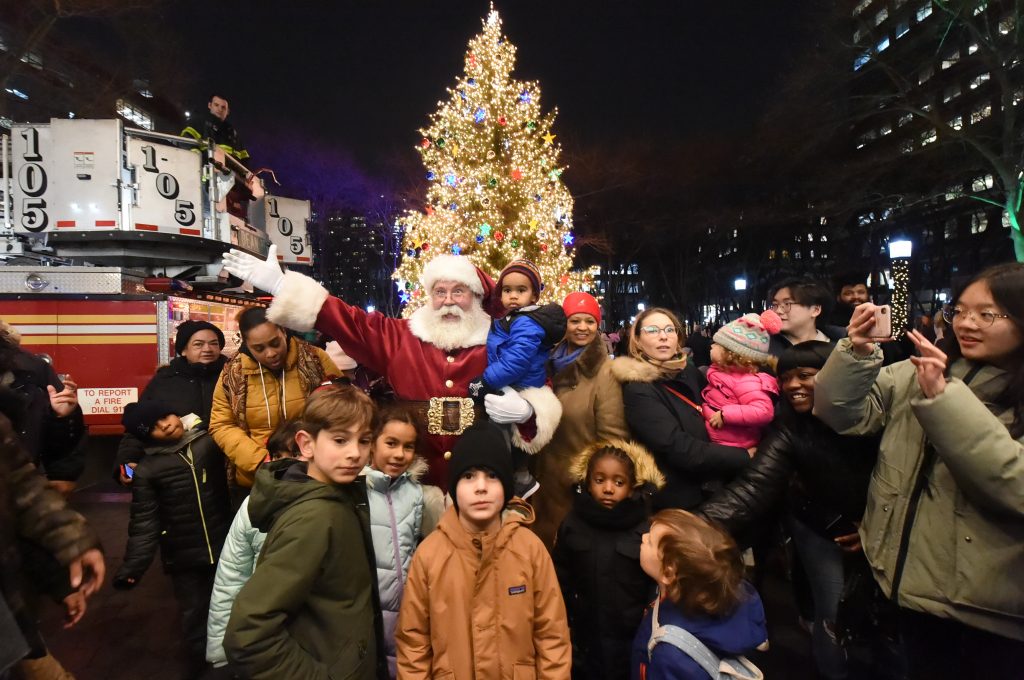 Metrotech tree lighting a delight for the community 1 traffic safety