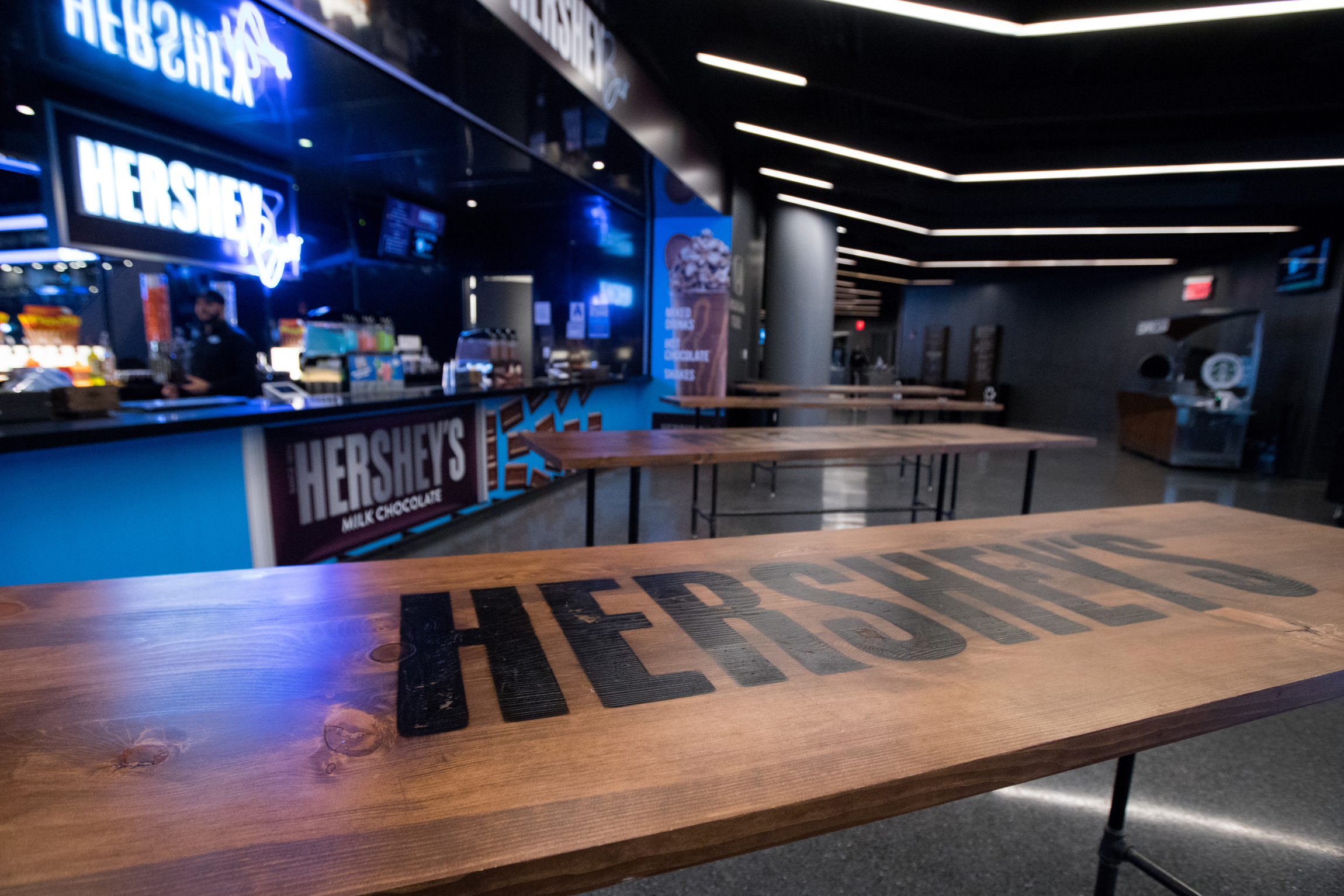 Enjoy a sweet treat at the new Hershey Bar at the Barclays Center