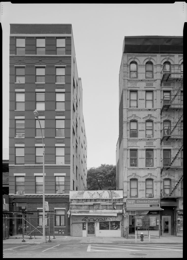 Lower Manhattan one-story buildings, often victims of development, captured in photo exhibit 4