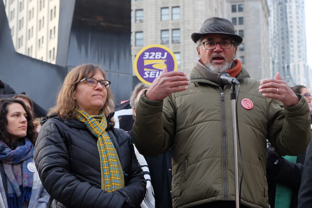 Immigration activist Ravi Ragbir checks in with ICE as supporters rally in Lower Manhattan 6