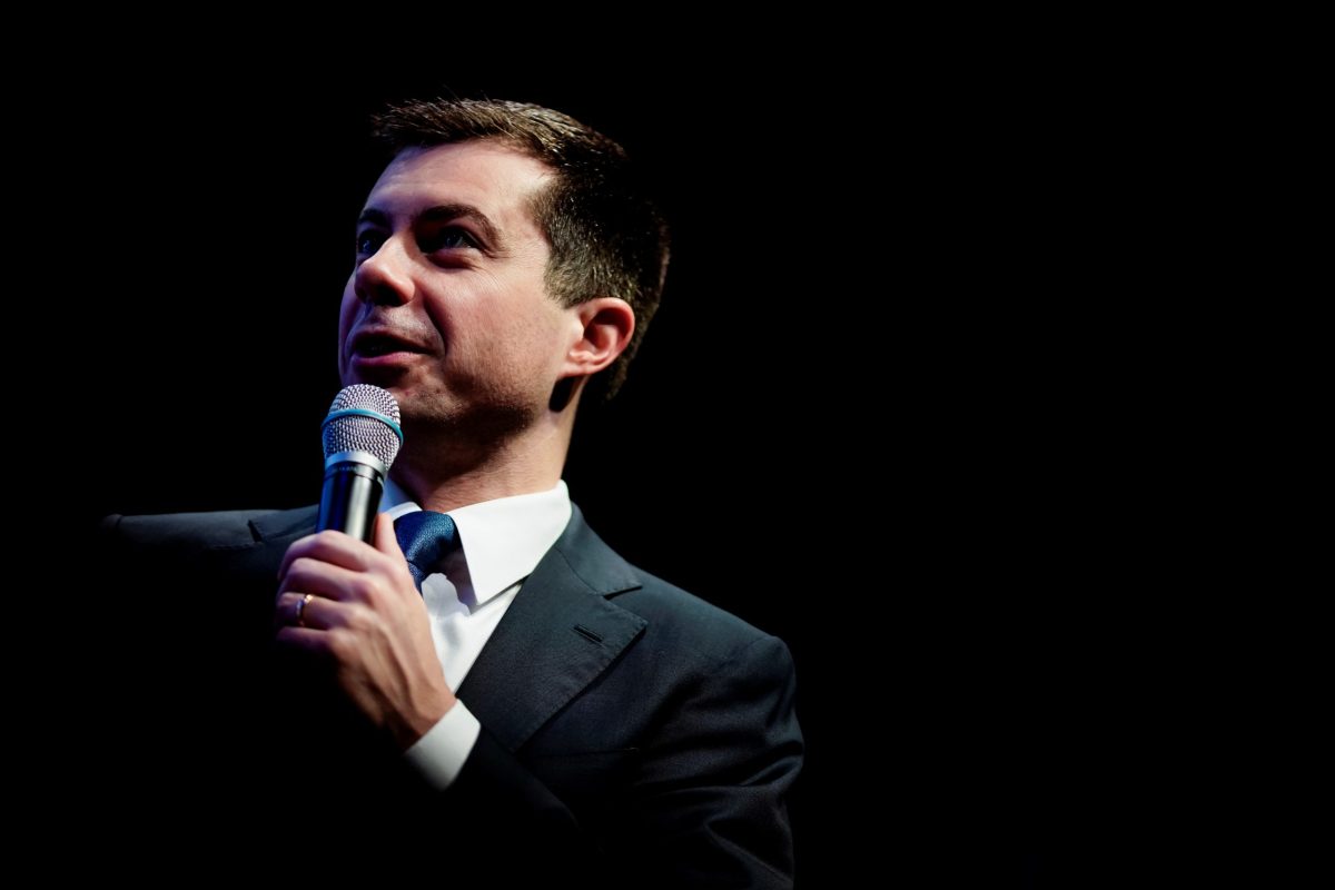 Pete Buttigieg, Democratic presidential candidate and former South Bend, Indiana mayor attends the NH Youth Climate and Clean Energy Town Hall in Concord
