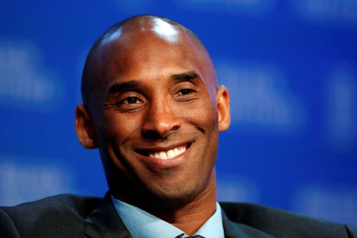Former NBA star Kobe Bryant, CEO of Kobe Inc, speaks at the Milken Institute Global Conference in Beverly Hills