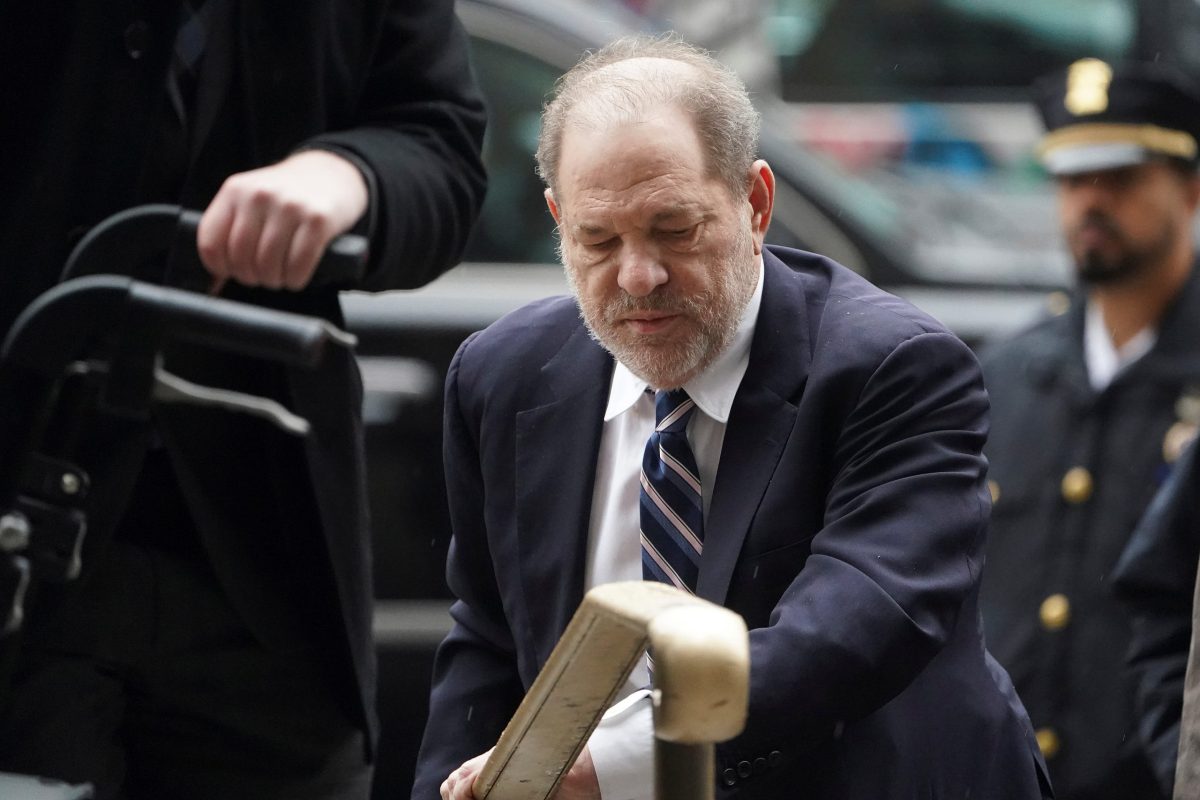 Film producer Harvey Weinstein arrives at  New York Criminal Court during his ongoing sexual assault trial in the Manhattan borough of New York City