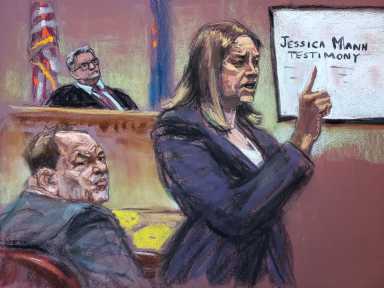 Prosecutor Joan Illuzzi-Orbon gives her closing arguments in front of Judge James Burke