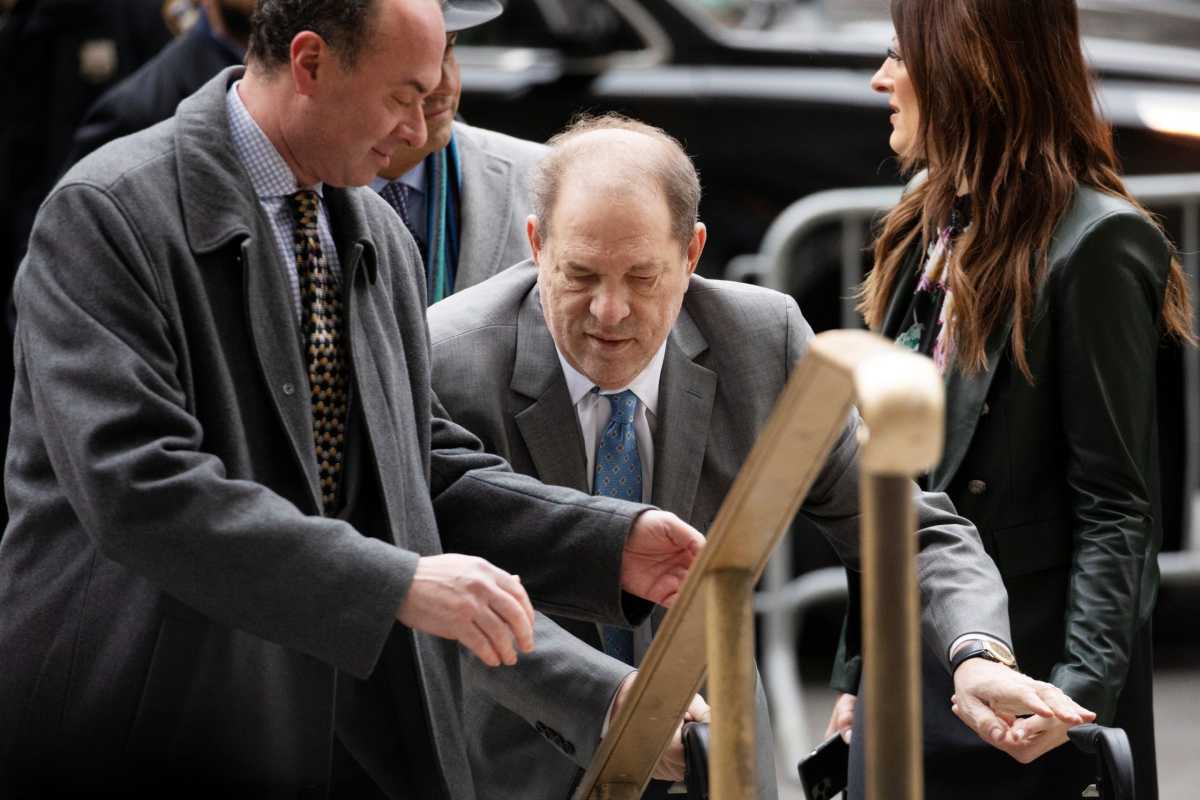 Film producer Harvey Weinstein arrives at New York Criminal Court for his sexual assault trial in the Manhattan borough of New York City, New York