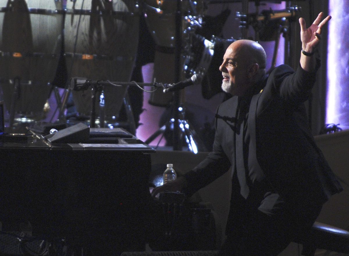 Recording artist Billy Joel, the latest recipient of the Gershwin Prize for Popular Song, is honored during a tribute concert at DAR Constitution Hall in Washington