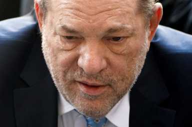 FILE PHOTO: Film producer Harvey Weinstein arrives at the New York Criminal Court during his ongoing sexual assault trial in the Manhattan borough of New York City