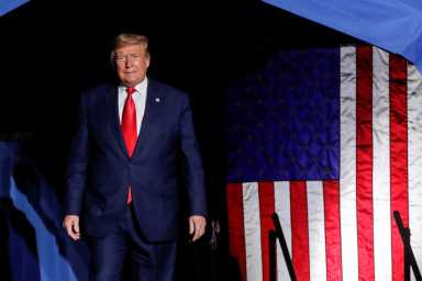 U.S. President Donald Trump holds a campaign rally in Charlotte, North Carolina