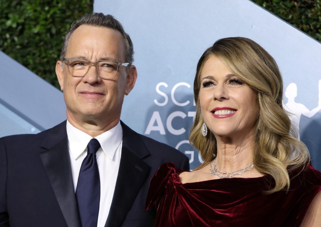 FILE PHOTO: 26th Screen Actors Guild Awards – Arrivals – Los Angeles, California, U.S., January 19, 2020 – Tom Hanks and Rita Wilson