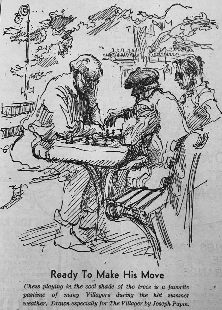 Manhattan Snaps: 1960 chess playing in Greenwich Village 1 IMG_7784