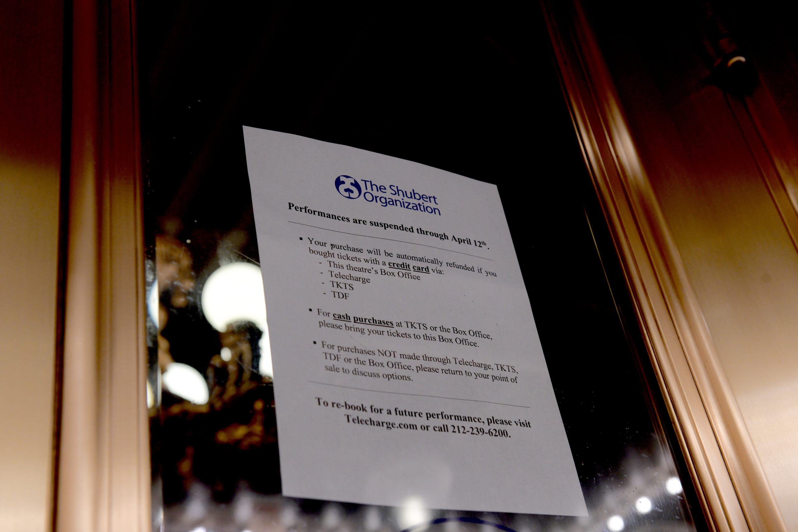 Broadway theaters closing down starting at 5 p.m. Thursday amid coronavirus fears 2