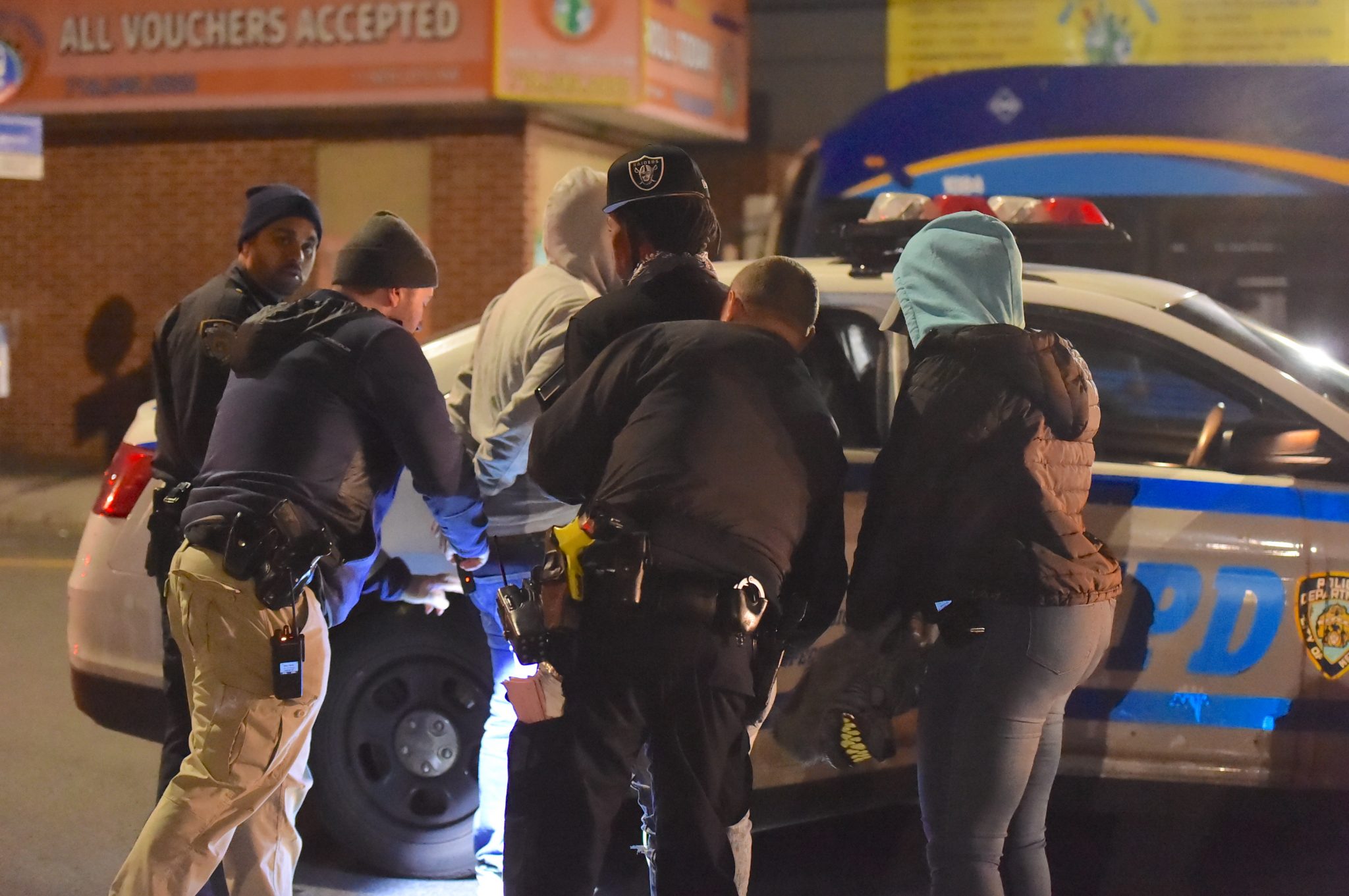 Probation officers stay active while keeping to social distancing in