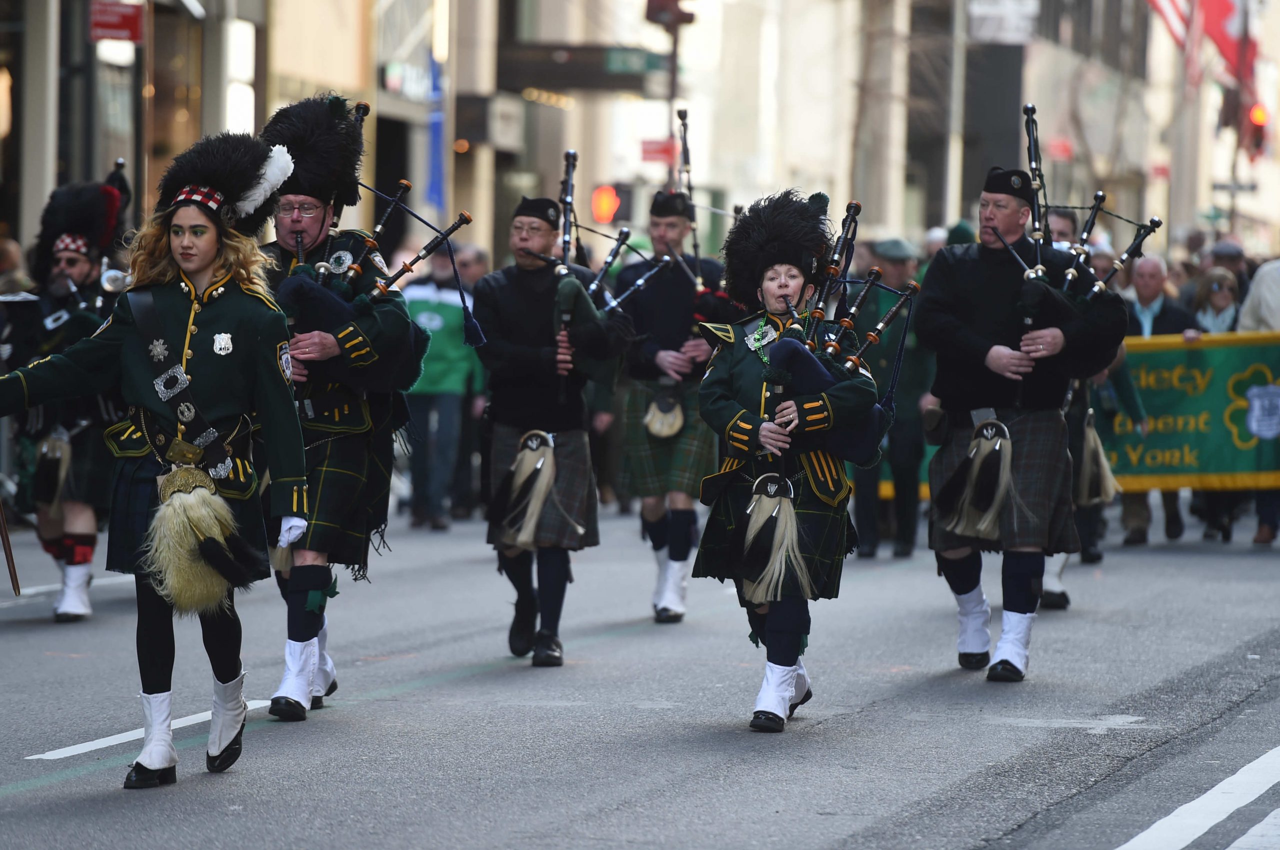 The 2019 St. Patrick's Day Parade in Manhattan.