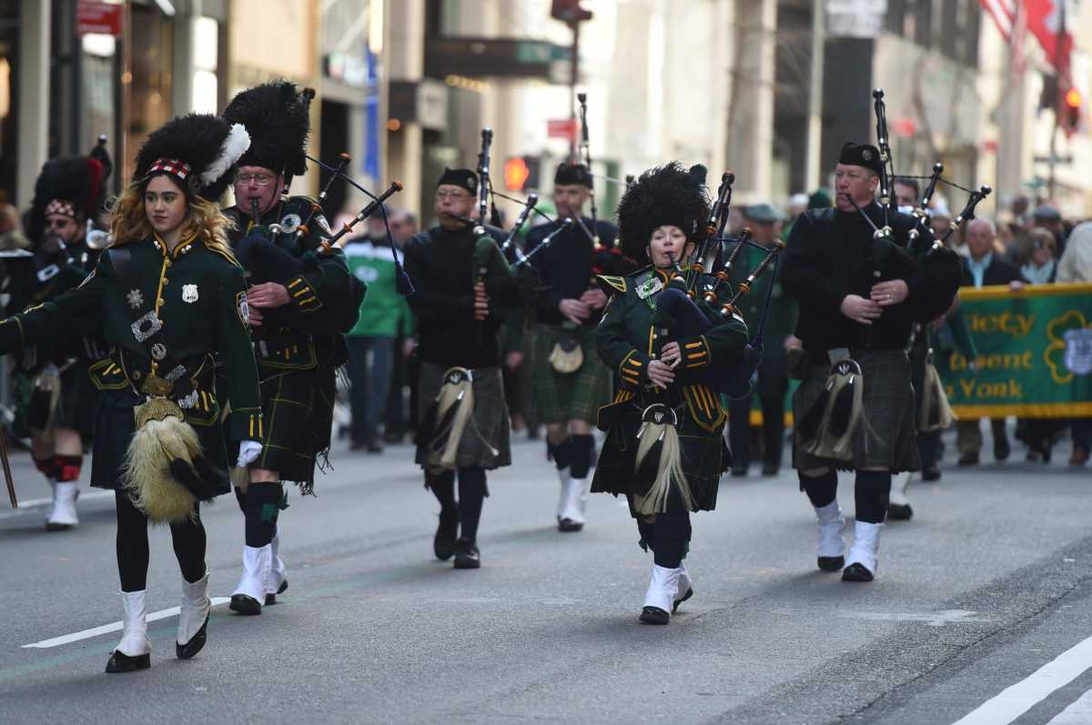 The 2019 St. Patrick's Day Parade in Manhattan.