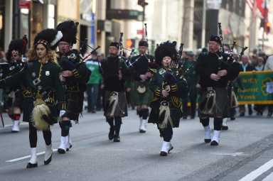 The 2019 St. Patrick's Day Parade in Manhattan.