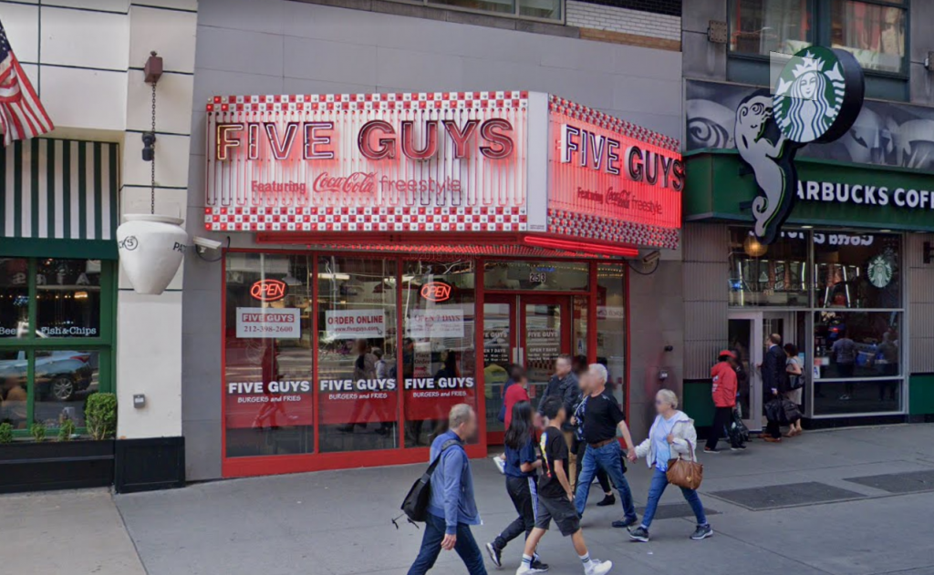five guys burgers and fries
