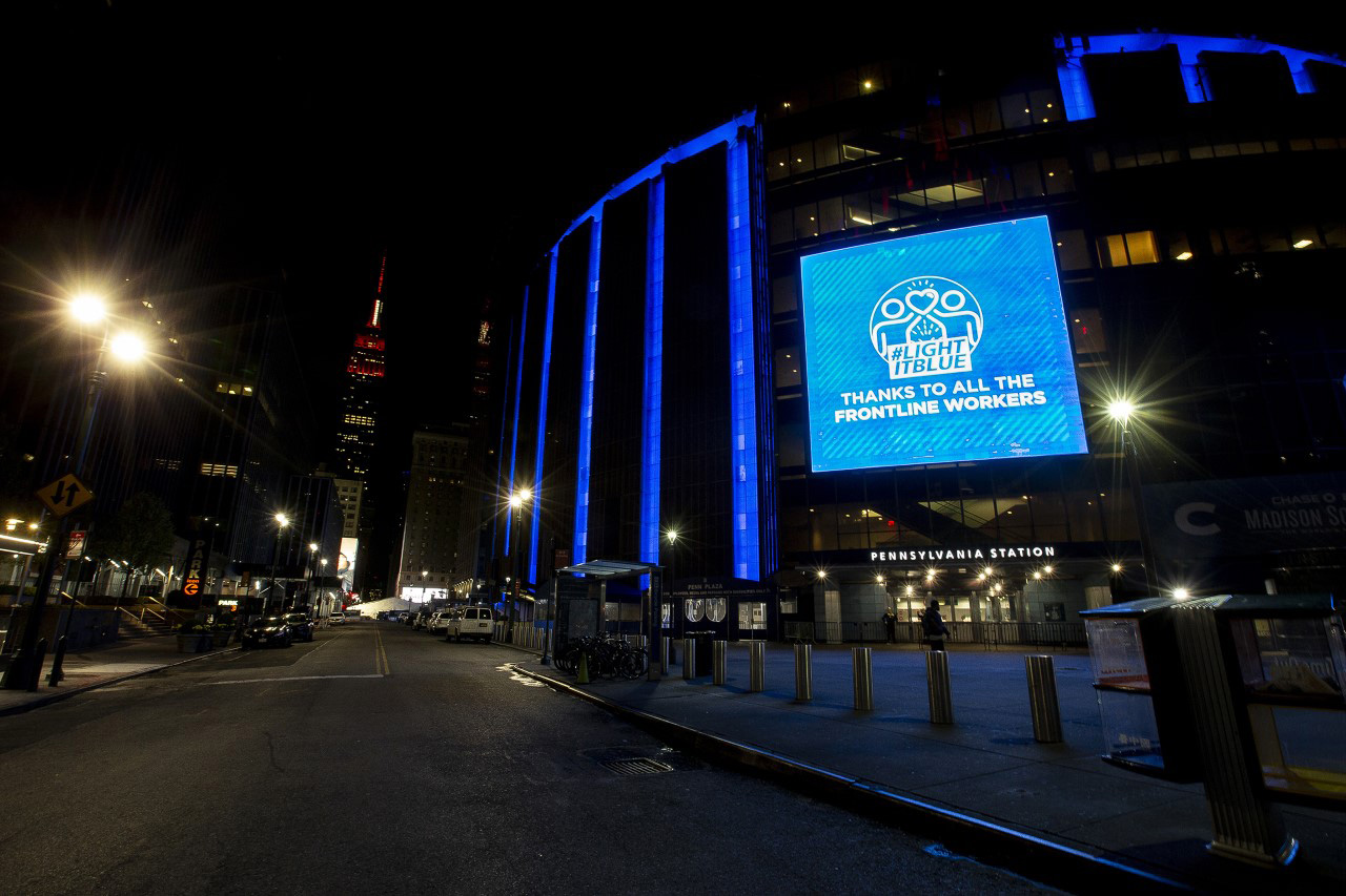 Madison Square Garden Beacon Theatre Joined Lightitblue Campaign
