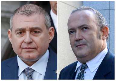 FILE PHOTO: FILE PHOTO: Combo file picture shows Ukrainian-American businessman Lev Parnas and Russian born businessman Igor Fruman