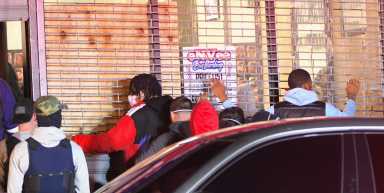 Fifty people were removed from eNVee Barber Shop  by Officers from the 69th Precint on Saturday night just before 11:05 p.m.