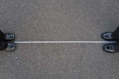 Social distancing (with a measure)