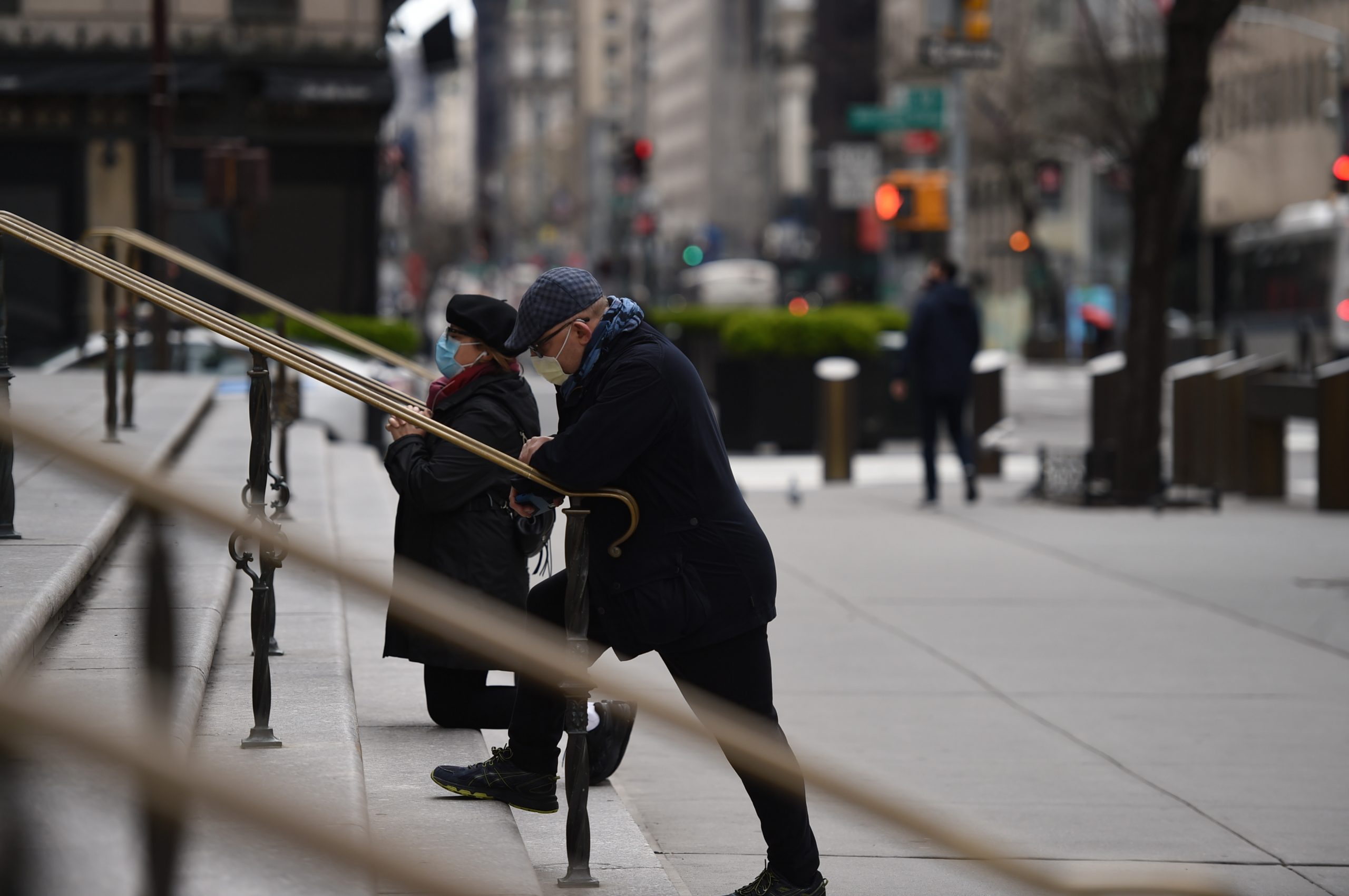 Empty for Easter: Manhattan landmarks had few visitors amid the pandemic 4