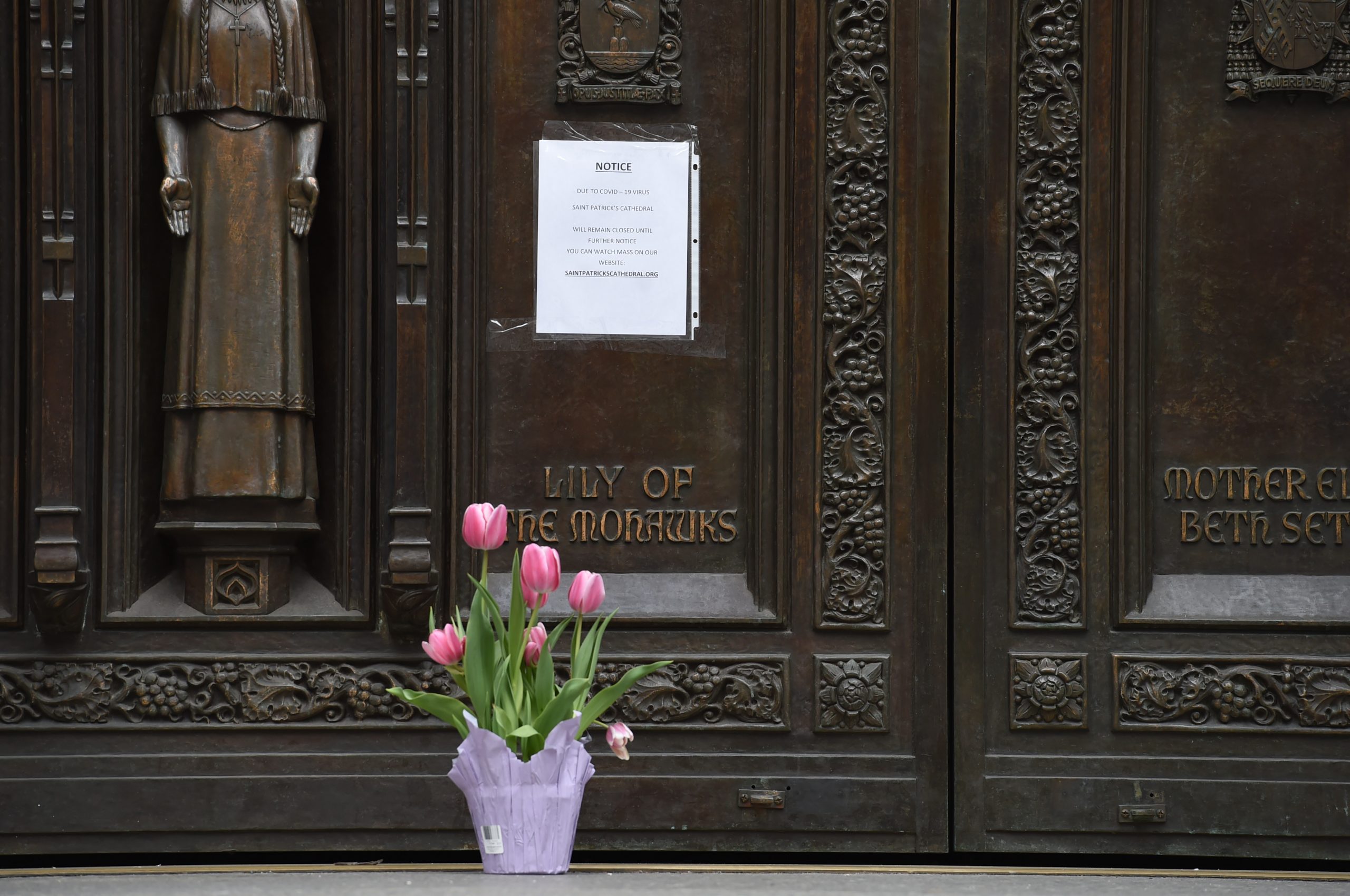 Empty for Easter: Manhattan landmarks had few visitors amid the pandemic 2