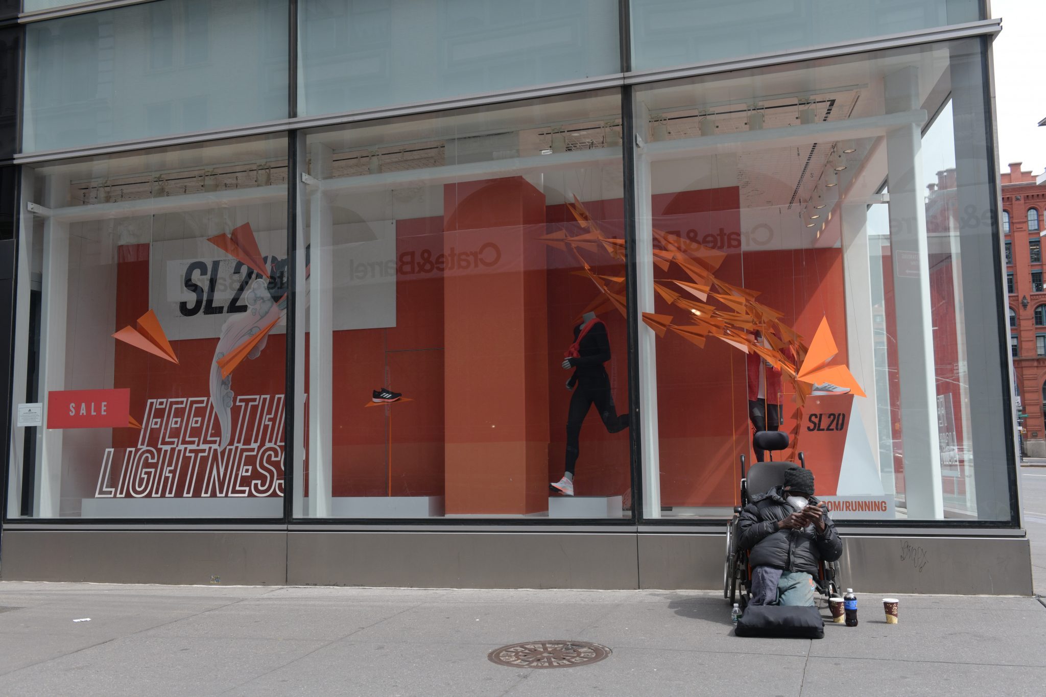 Scenes of an empty New York 'For rent' signs, deserted