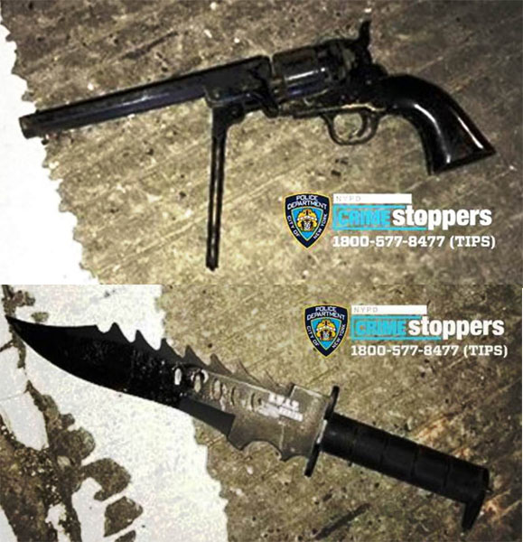 recovered weapons