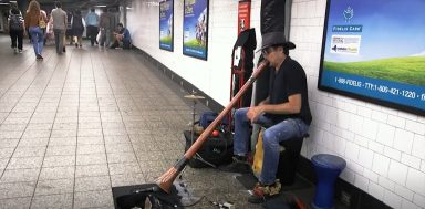 underground subway musician