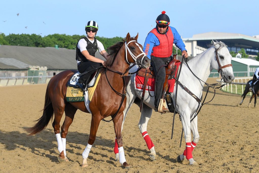 Horse Racing: Belmont Stakes-Workouts