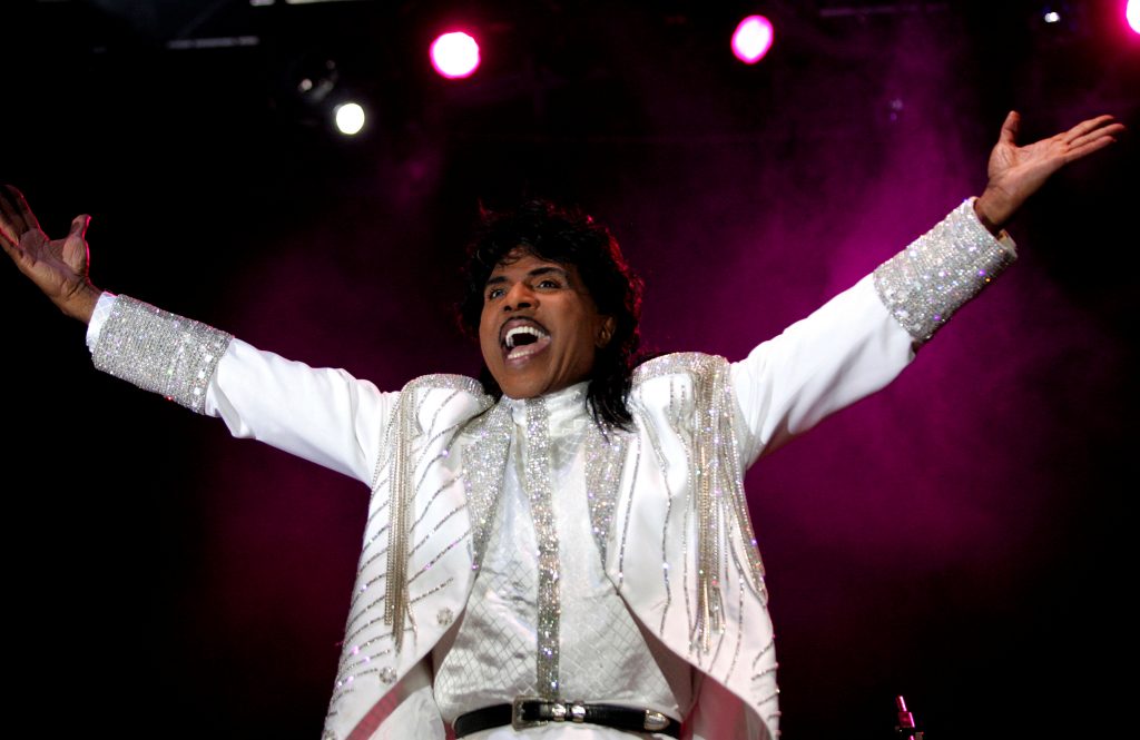 FILE PHOTO: Entertainer Little Richard performs at Crossroad festival in Gijon, northern Spain.