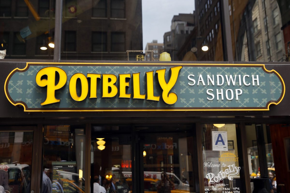 Potbelly sandwich shop is seen in New York