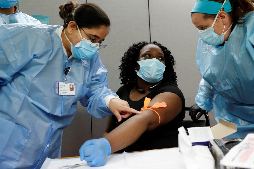FILE PHOTO: Outbreak of the coronavirus disease (COVID-19) in New York