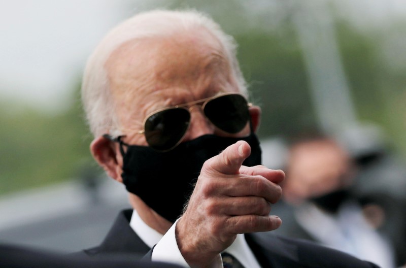 FILE PHOTO: Joe Biden visits New Castle, Delaware, during Memorial Day
