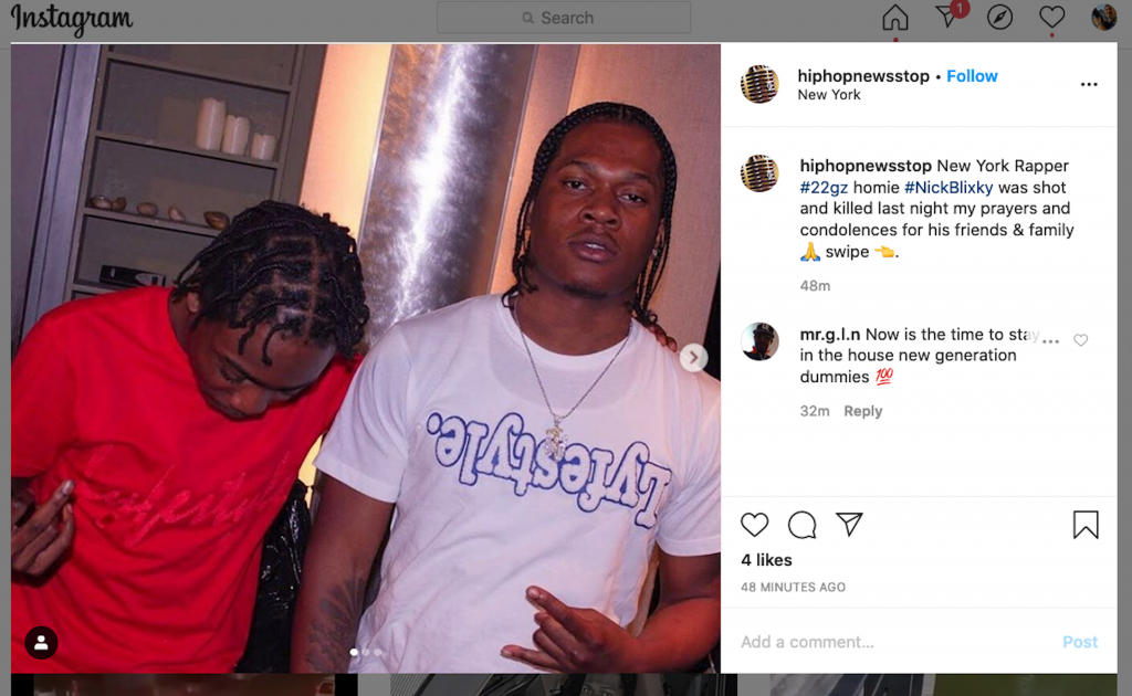 Brooklyn rapper dies in a hail of bullets during Mother�s