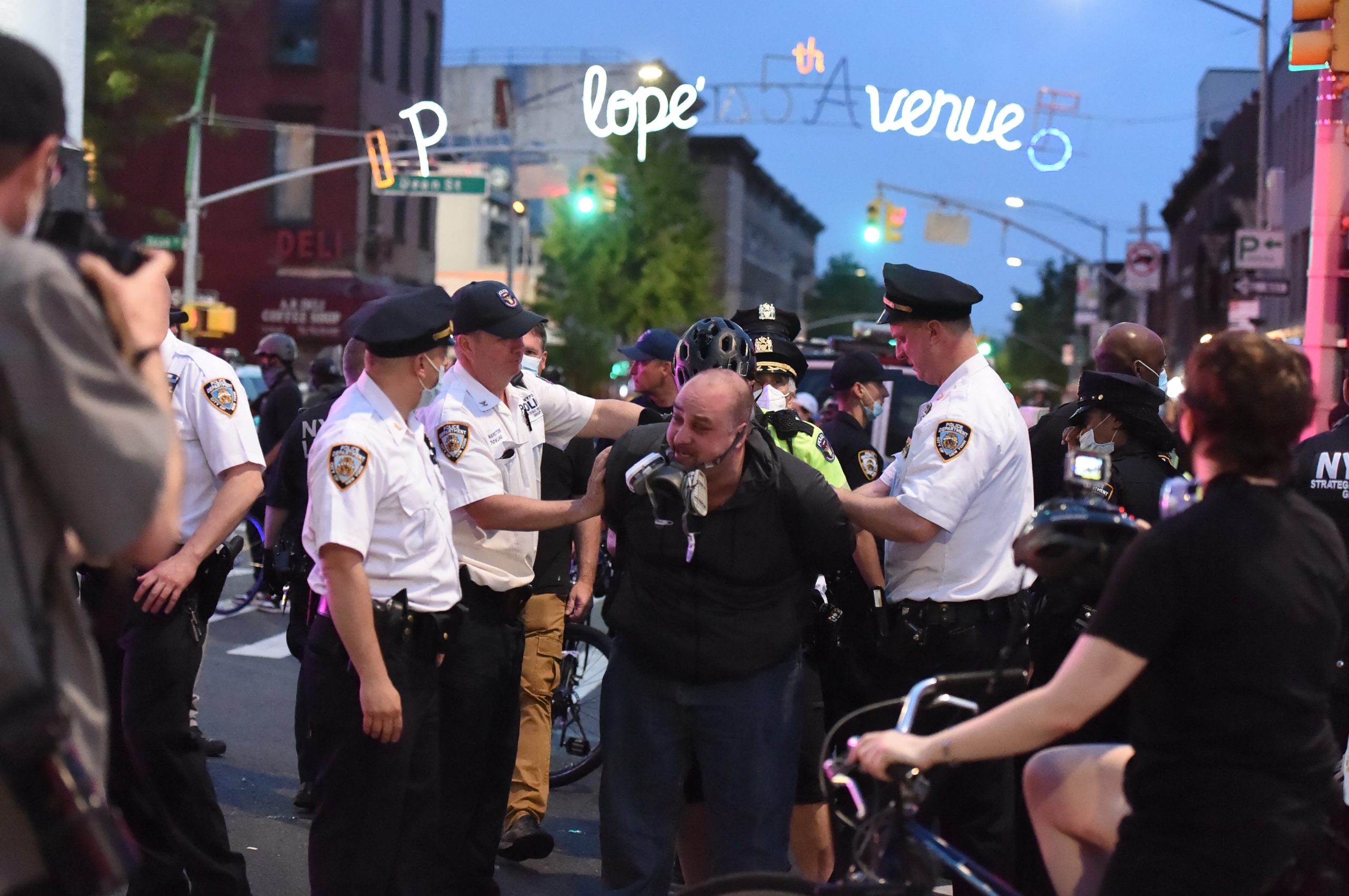 Mayhem in Brooklyn: Protests over George Floyd killing take a chaotic turn 6