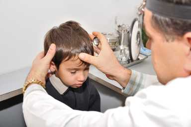 Child at hospital