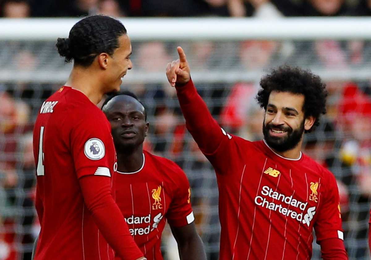 Virgil Van Dijk, Sadio Mane, Mohamed Salah