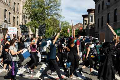 Black Lives Matter protest in Bay Ridge